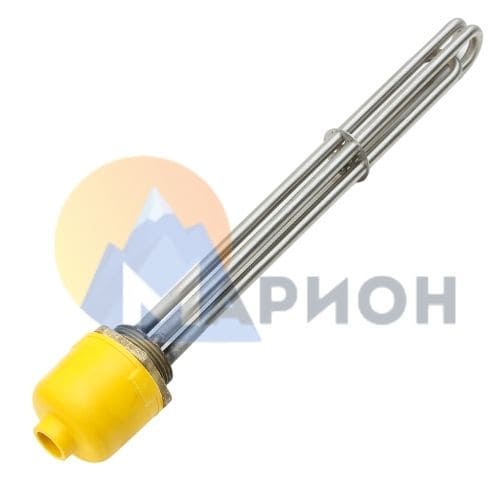 Блок ТЭН-6,0кВт, 220В (320мм.) G1 1/4" нерж/латунь (трубка + колпак) HTH