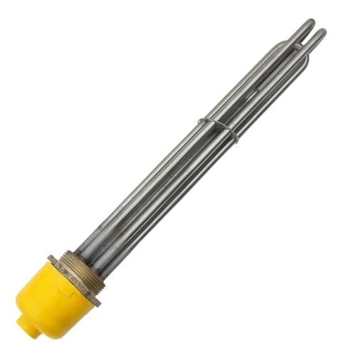 Блок ТЭН-6,0кВт для воды 320 мм фланец G1 1/2" 380 В (трубка + колпак) HTH