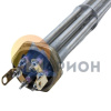 Блок ТЭН 7,5 кВт для воды 370 мм фланец G1 1/2" 220 В нерж. (трубка + колпак) HTH